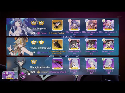 HI3 Nirvana Abyss D465 Kosma - AE/HC/MA - SSS 773 | SS 754