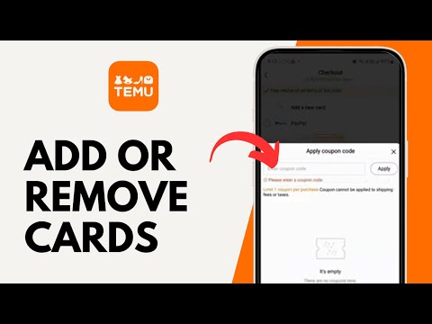 How to Add or Remove Cards from TEMU