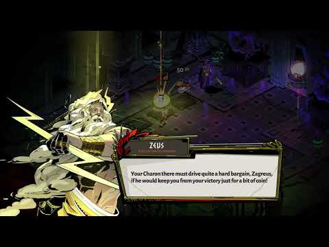 Zeus speaking of Charon - HADES