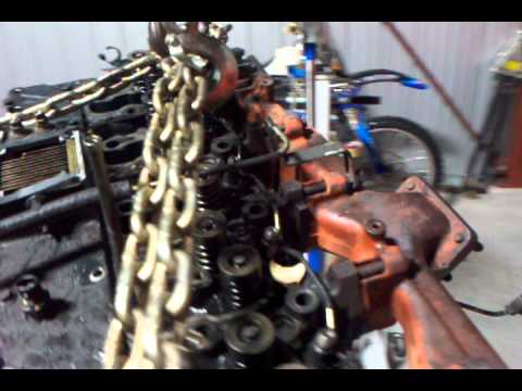 Cummins 5.9 head removed