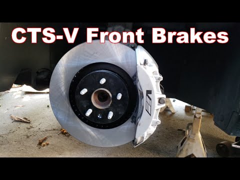 How to Replace Cadillac CTS-V Front Brake Pads and Rotors - Brembo Brakes