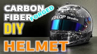 How to Make a Forged Carbon Fiber Helmet [DIY] (Making Split Mold &amp; Helmet)