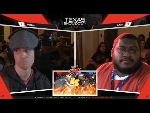 GUILTY GEAR REVELATOR TOP 8 TEXAS SHOWDOWN 2017 (DEKLINE) vs (SYLINT)