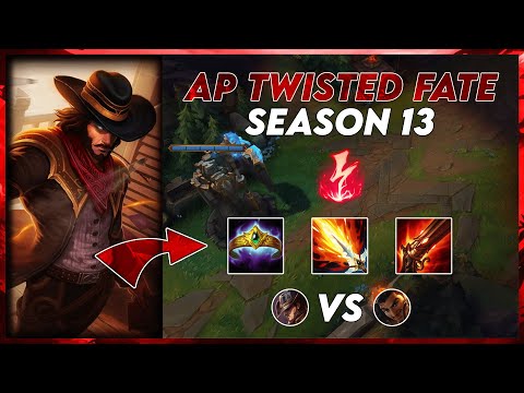 CLEAN MVP GAME WITH CROWN | Season 13 AP Twisted Fate Mid