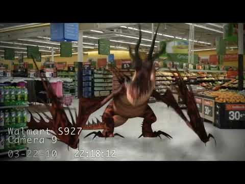 How to Train Your Dragon 3D Monstrous Nightmare Caught on Tape at Walmart Commercial