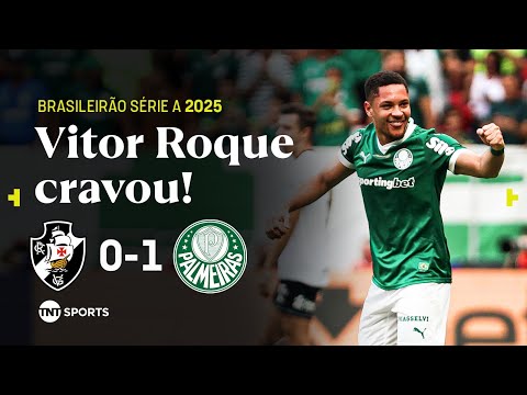 VITOR ROQUE MARCA O PRIMEIRO GOL PELO VERDÃO E GARANTE A LIDERANÇA! VASCO 0X1 PALMEIRAS