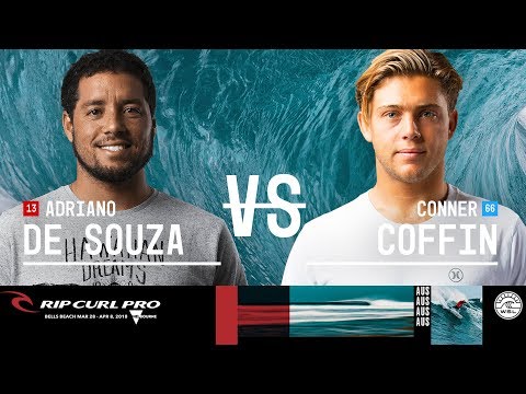 Adriano de Souza vs. Conner Coffin - Round Three, Heat 9 - Rip Curl Pro Bells Beach 2018