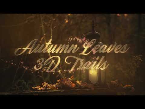6 Falling Autumn Leaves 3D Trails – Motion Graphic Elements Pack | 4K Overlays