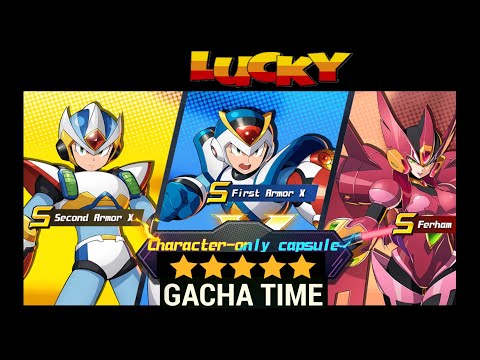 Gacha Summoning Pull - Guaranteed S Character-only Capsule Element Metal Paid [ Rockman X Dive ]