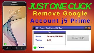 💥how to remove frp lock in samsung j5 prime 💥 just one Click