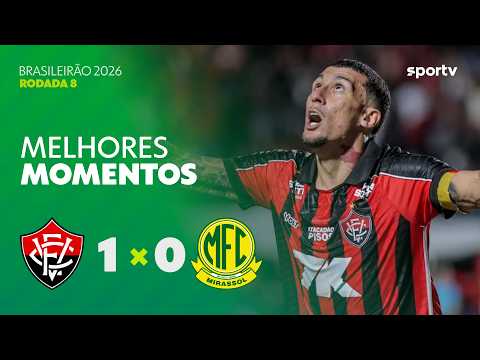 Gols e lances de Vitória x Mirassol
