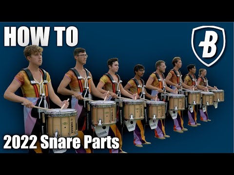 Learn advanced marching drumming as played by Bluecoats award winning snareline