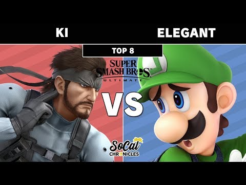Smash Ultimate Tournament - DCG | Ki (Snake) vs Elegant (Luigi) Losers Top 8 - SoCal Chronicles