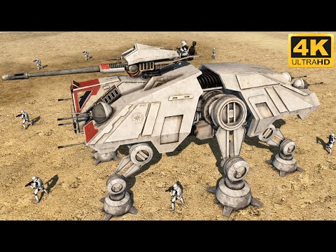 STAR WARS CINEMATIC BATTLE - Clone Troopers vs CIS Battle Droids (4K)