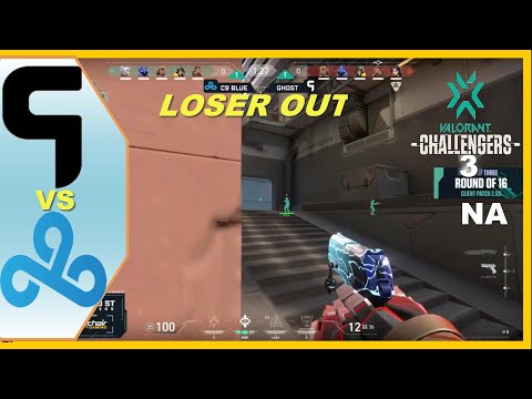 C9 Blue vs GHOST - All HIGHLIGHT - VALORANT VCT 2021: NA - Stage 01 Challengers 3 - Qualifier 3
