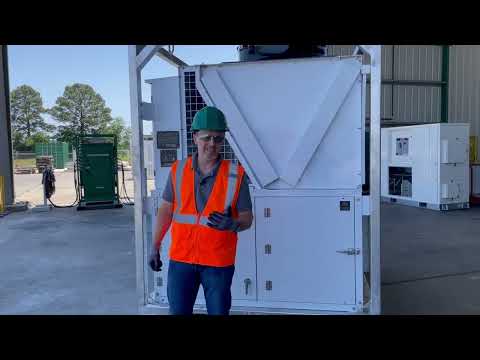 SACP41A HS 40 Ton Rental AC Unit Overview & Start up