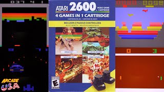 4 Games in 1 Cartridge with updated paddles! (Atari 2600+)