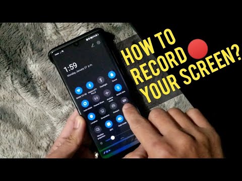 How to record screen on Huawei P30 Pro