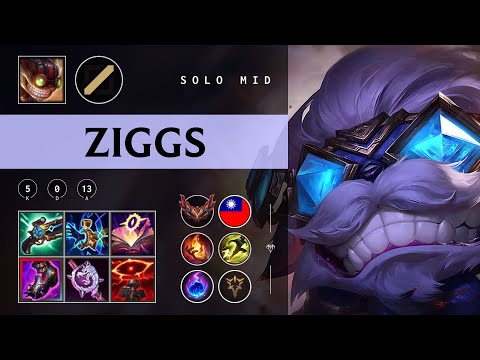 Ziggs Mid vs Brand - TW Grandmaster Patch 25.24