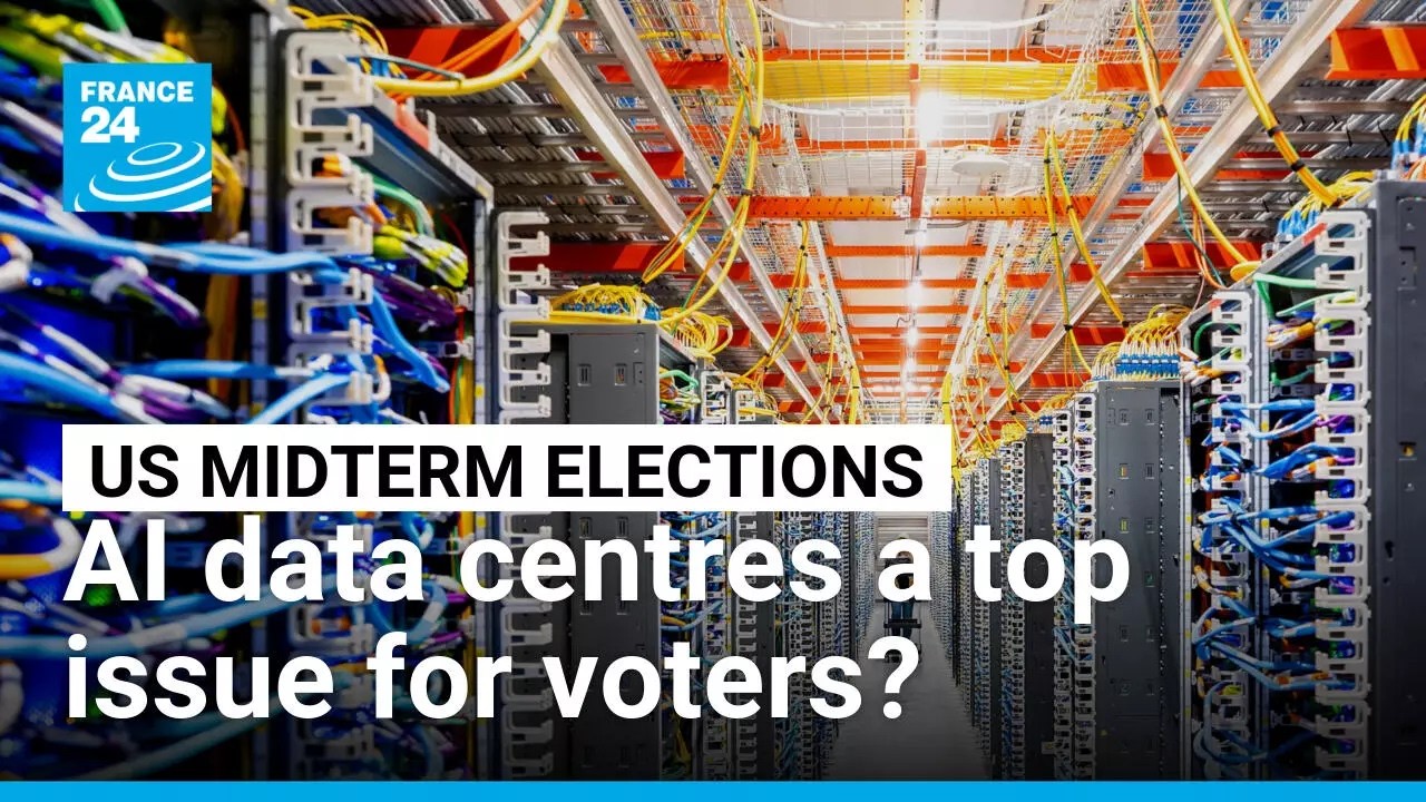 AI data centers become surprise issue in US midterm elections • FRANCE 24 English