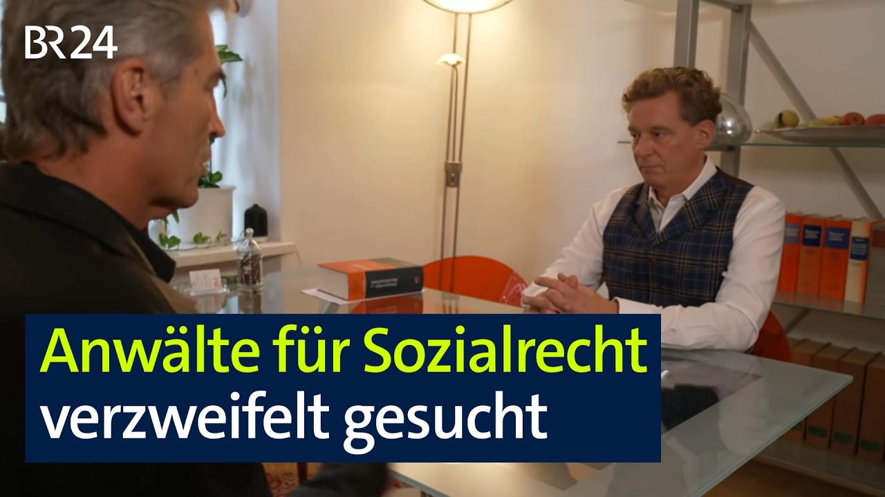 Sozialrecht Krise: Warum es immer weniger Fachanwälte gibt | mehr/wert | BR24