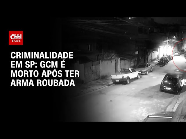 GCM tem arma roubada e é morto a tiros em SP | CNN 360º
