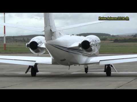 G FIRM Citation 550 Bravo departing EGPE INVERNESS