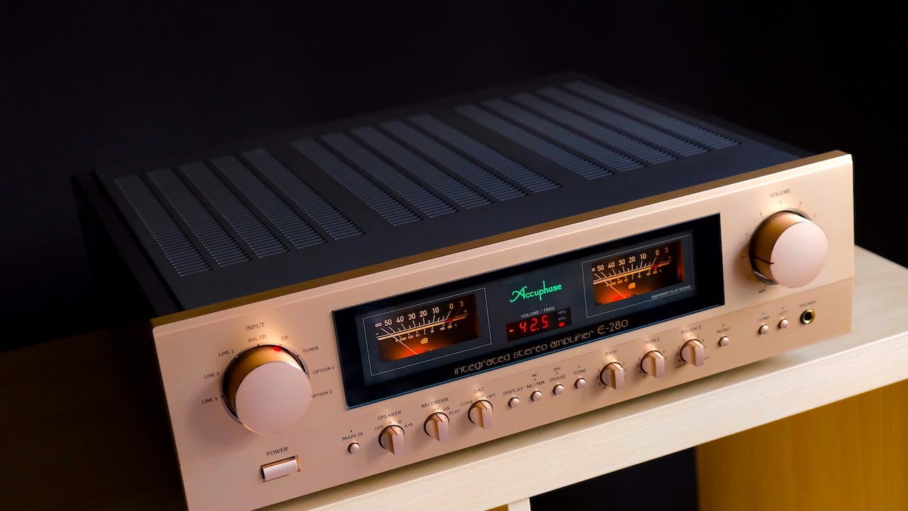 video Amply nghe nhạc Accuphase E280 chính hãng 0