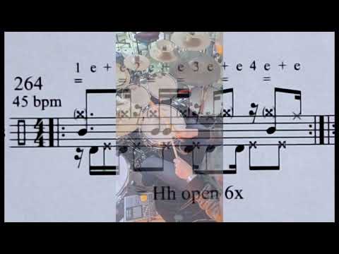 Jan Prins Hi-Hat integration Nr. 264, 4/4, 45 bpm