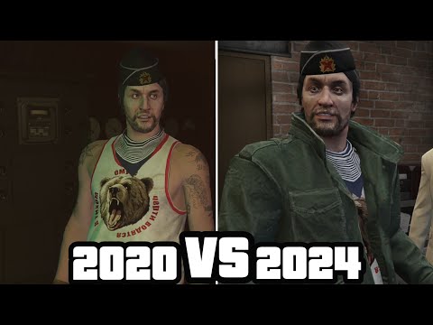 Павел, катсцены 2020 против 2024 — GTA Online