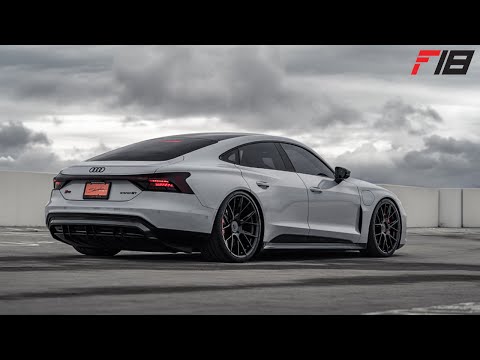 Slammed 2022 Audi RS e-tron GT Sitting on 22" BD-F18s | F-Series