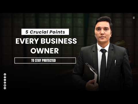 5 Legal Mistakes That Can Destroy Your Business (India | USA) | Mukesh Thakur  Business, Legal, Tax