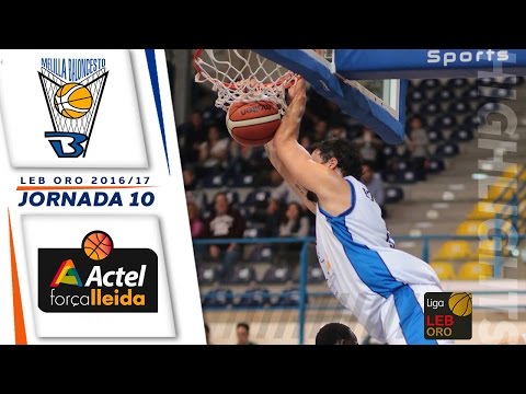 HIGHLIGHTS | Club Melilla Baloncesto vs Actel Força Lleida (Jornada 10 - LEB Oro 16/17)