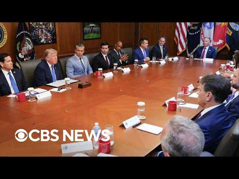 Trump gathers Cabinet at Camp David to discuss Iran, Ukraine and alleged fraud