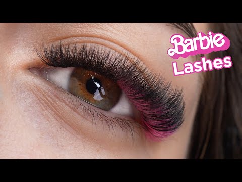 Tutorial de Extensiones de Pestañas efecto 💁‍♀️ BARBIE ✨