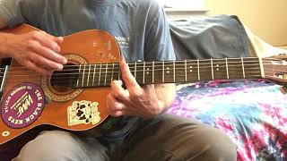 Sweet Jane Cowboy Junkies version in open D lesson