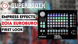 Video thumbnail for Superbooth 20HE: Empress Effects Euroburo First Look & Zoia Sampler Update by SYNTH ANATOMY