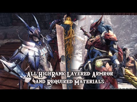 All Highrank Layered Armor after Safi'jiiva update