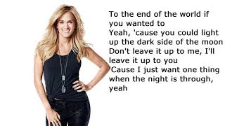 #Carrie Underwood - End Up with You official lyrics video:)
