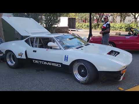 White Detomaso Pantera De Tomaso Pantera Lake Mirror Concours d'Elegance & Car Show Lakeland