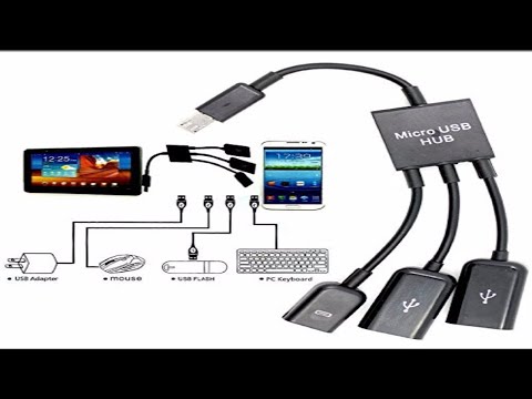 Micro usb hub how to connect usb device with your phone