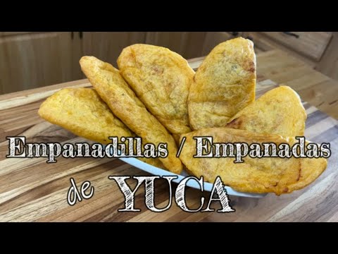 Empanadillas /Empanadas de Yuca rellenas de pollo (how to make Yuca, Empanadas / Empanadillas)