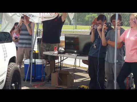 Bass explodes windshield Scott Bowman sundown Audio