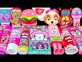 ASMR PINK CANDY🩷PAW PATROL PINK BURGER MIKE CANDY BUBBLEGUM MY MELODY 핑크버거 마이크 캔�