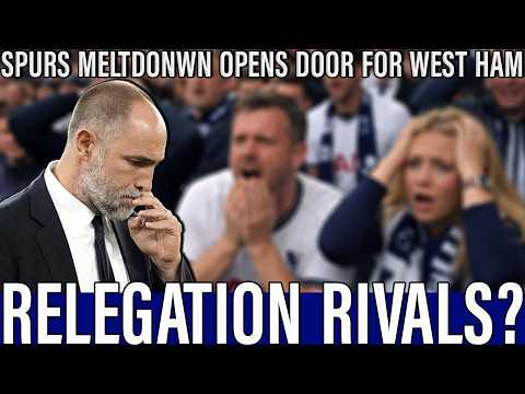 West Ham News | Spurs Meltdown as Tudor Faces Sack Talk After 2 Games | Hammers Relegation Lifeline