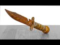 Super Rusty Survival Knife Restoration Rambo S Lost Knife