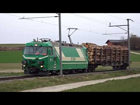 MBC / BAM Holzgüter- u Regionalverkehr zwischen Bière, Apples und Morges am Genfer See, Februar 2020