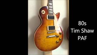 Gibson 57Classic vs 80s Tim Shaw PAF