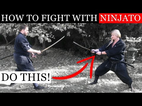 HOW TO FIGHT WITH NINJATO vs KATANA 🥷🏻 Ninja Sword Training - Ninjutsu, Kenjutsu, Iaijutsu, Iaido
