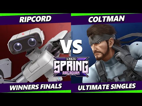 Spring Arcadian WINNERS FINALS - Ripcord (ROB) Vs. Coltman (Snake) Smash Ultimate - SSBU